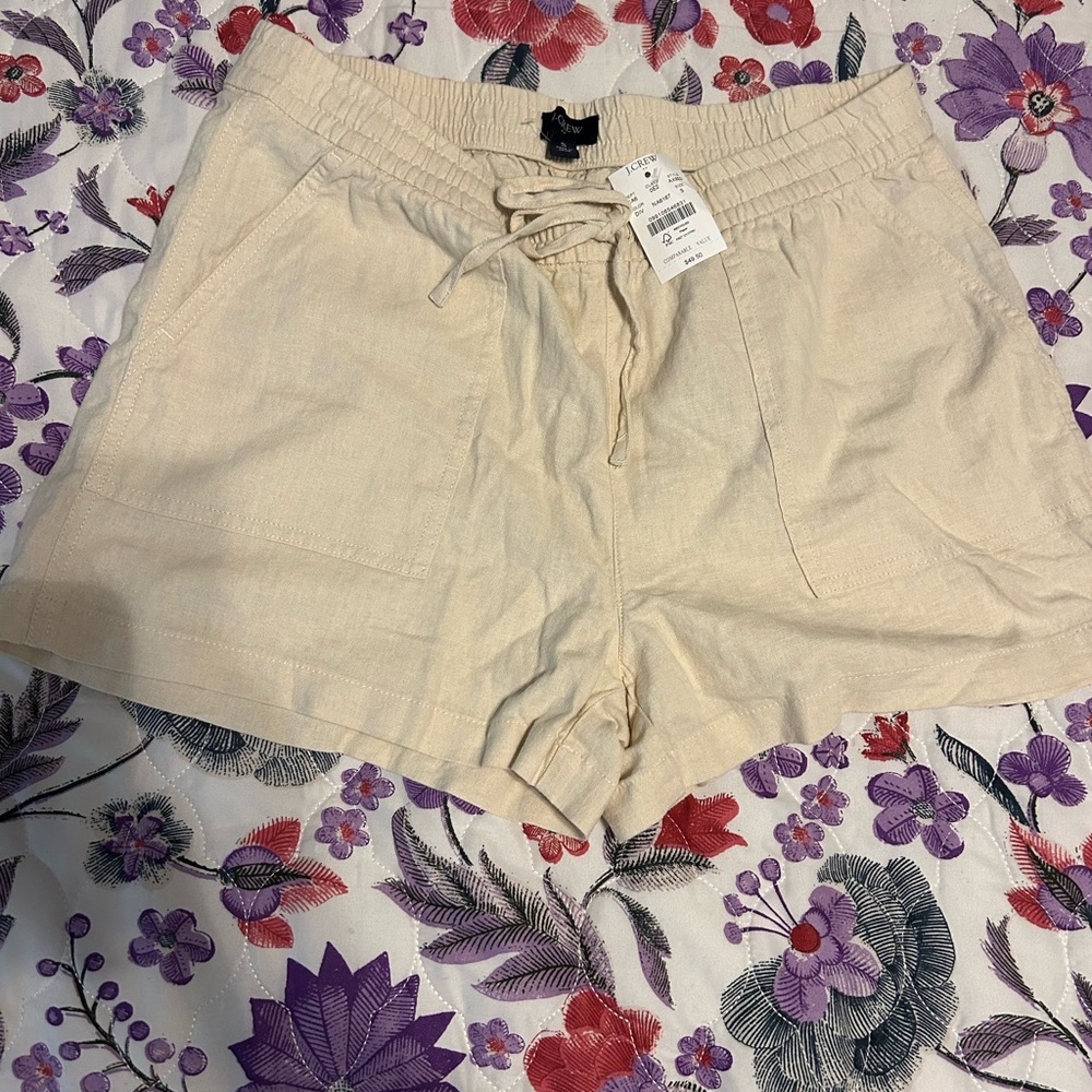J Crew linen shorts